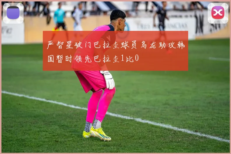 严智星破门巴拉圭球员乌龙助攻韩国暂时领先巴拉圭1比0